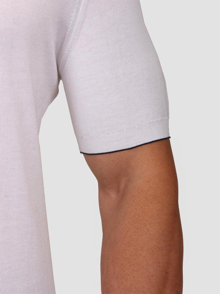 Svevo Maglia Polo con Zip 100% Cotone Supersoft Bianca Prezzo Ridotto