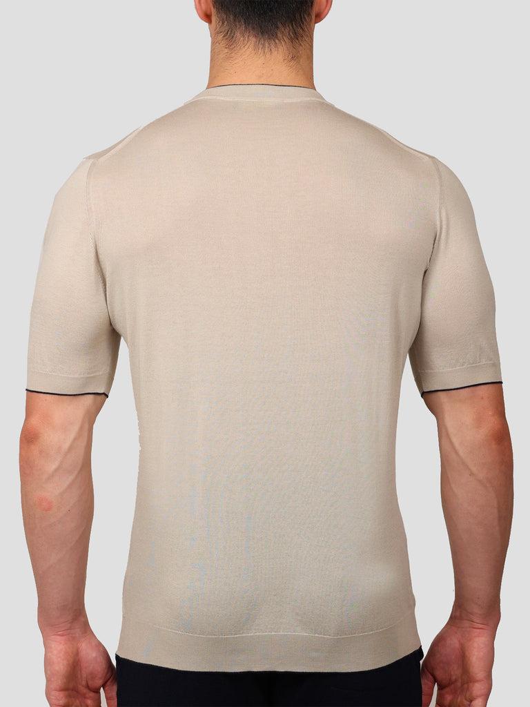 Svevo Maglia Girocollo 100% Cotone Supersoft Beige Hotsell