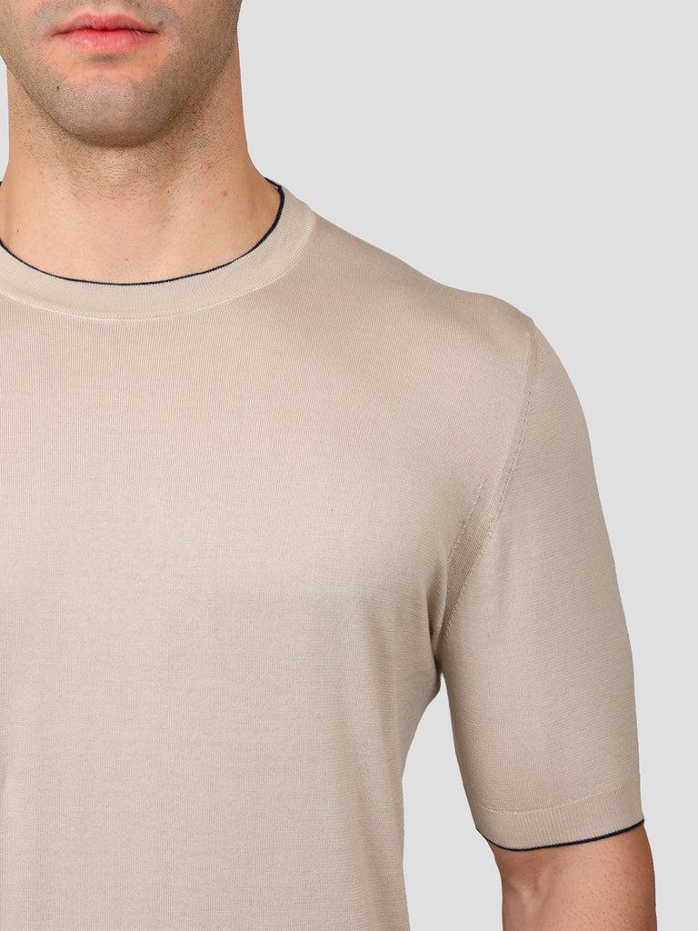 Svevo Maglia Girocollo 100% Cotone Supersoft Beige Hotsell