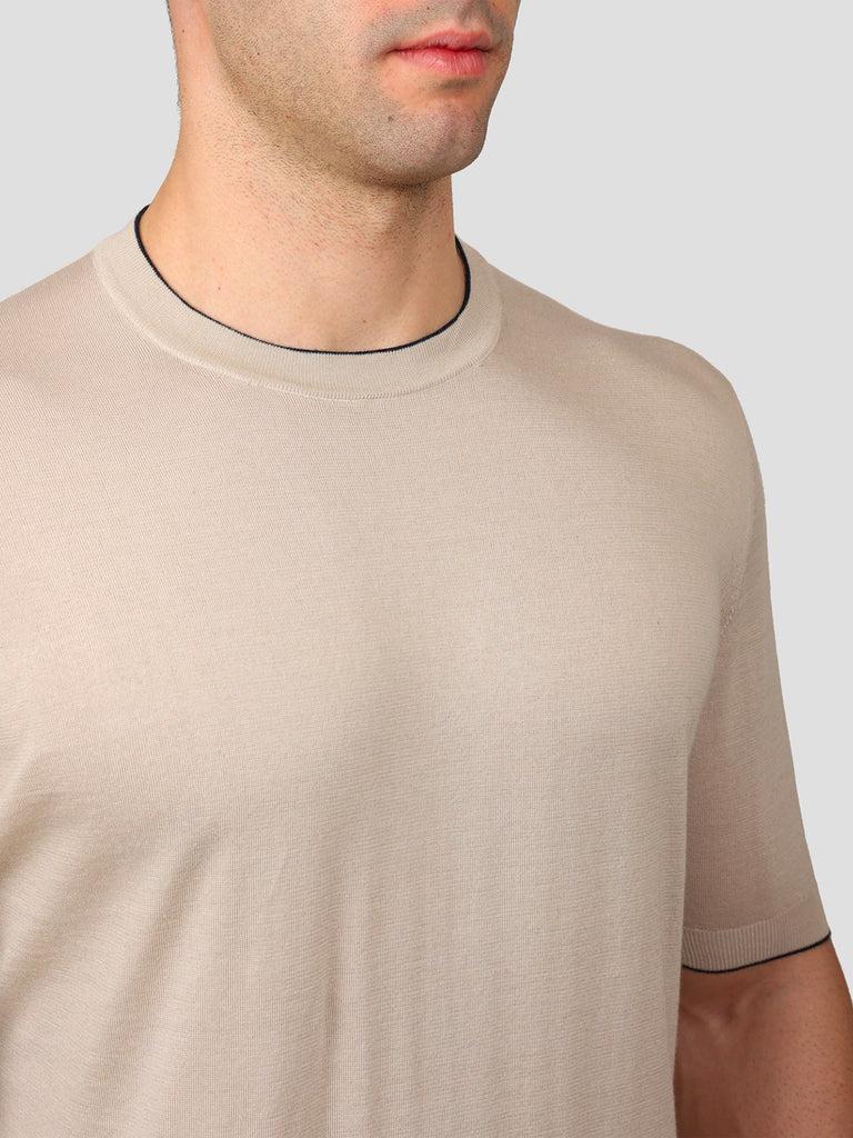 Svevo Maglia Girocollo 100% Cotone Supersoft Beige Hotsell