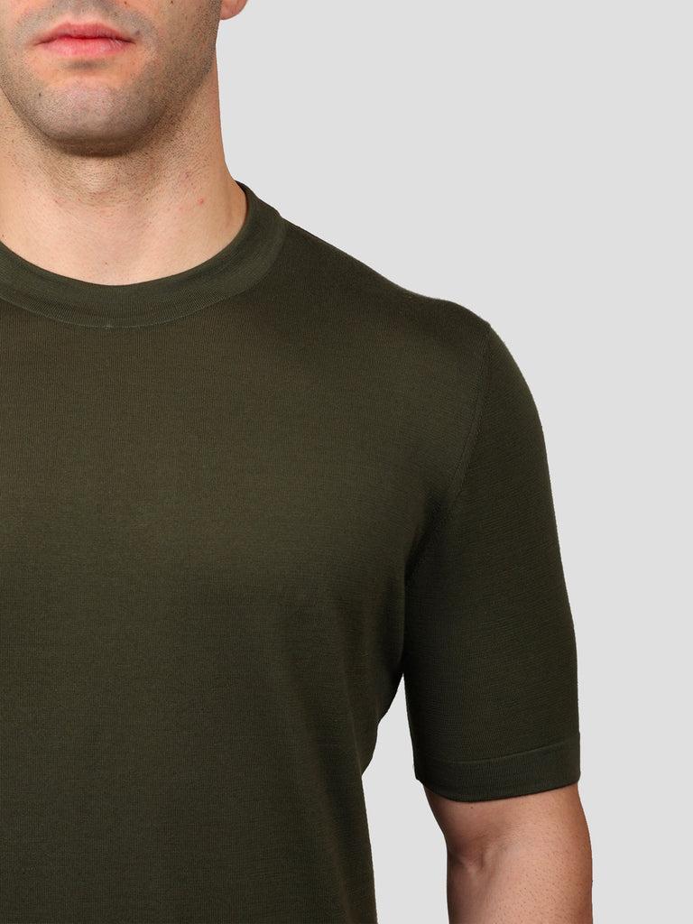Svevo Girocollo 100% Cotone Supersoft Verde Vendita Economica