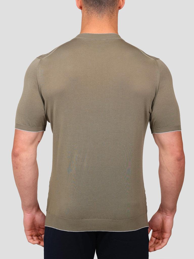 Svevo Maglia Girocollo 100% Cotone Makò Grigio Vendite Flash