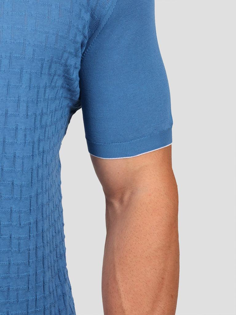 Svevo Maglia Girocollo 100% Cotone Makò Bluette Offerta speciale della fabbrica