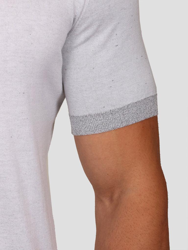 Svevo Maglia Girocollo in Carbonio Bianca In Saldo