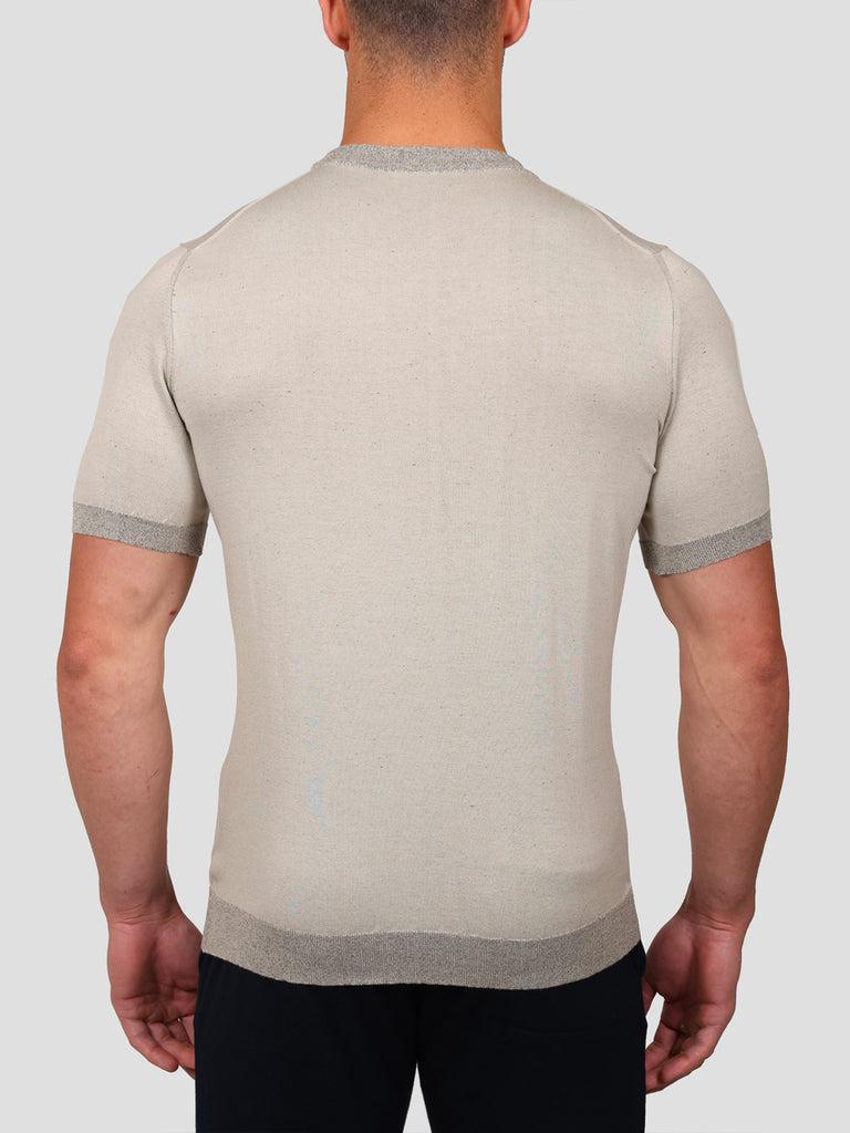 Svevo Maglia Girocollo in Carbonio Beige Nuova
