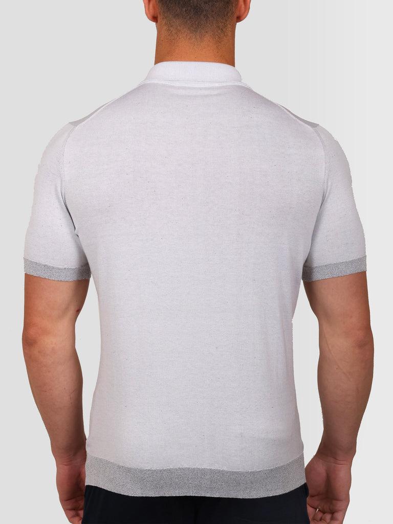 Svevo Maglia Scollo a V in Carbonio Bianca 2025