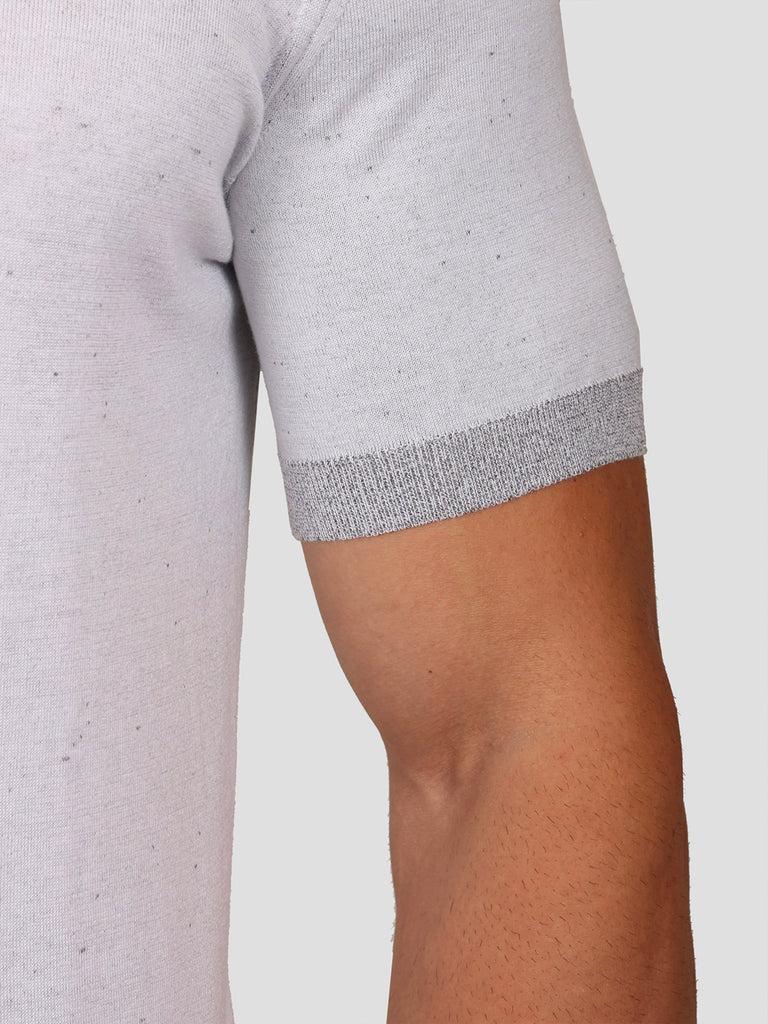 Svevo Maglia Scollo a V in Carbonio Bianca 2025