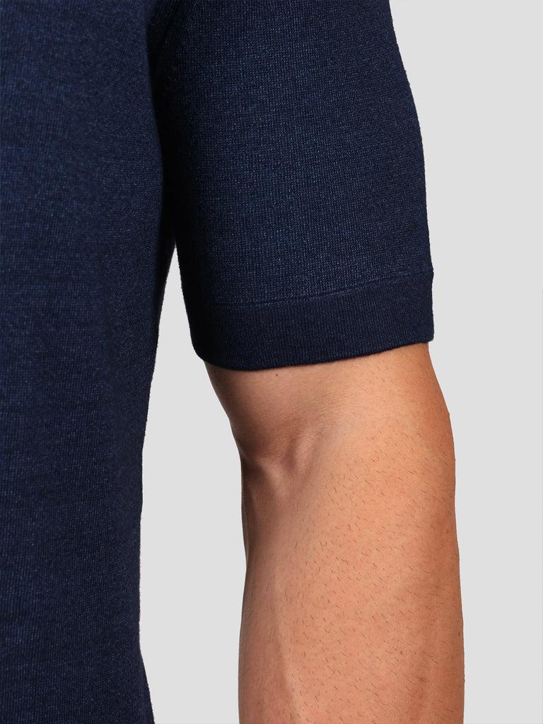 Svevo Maglia Girocollo 100% Cotone Indaco Italia