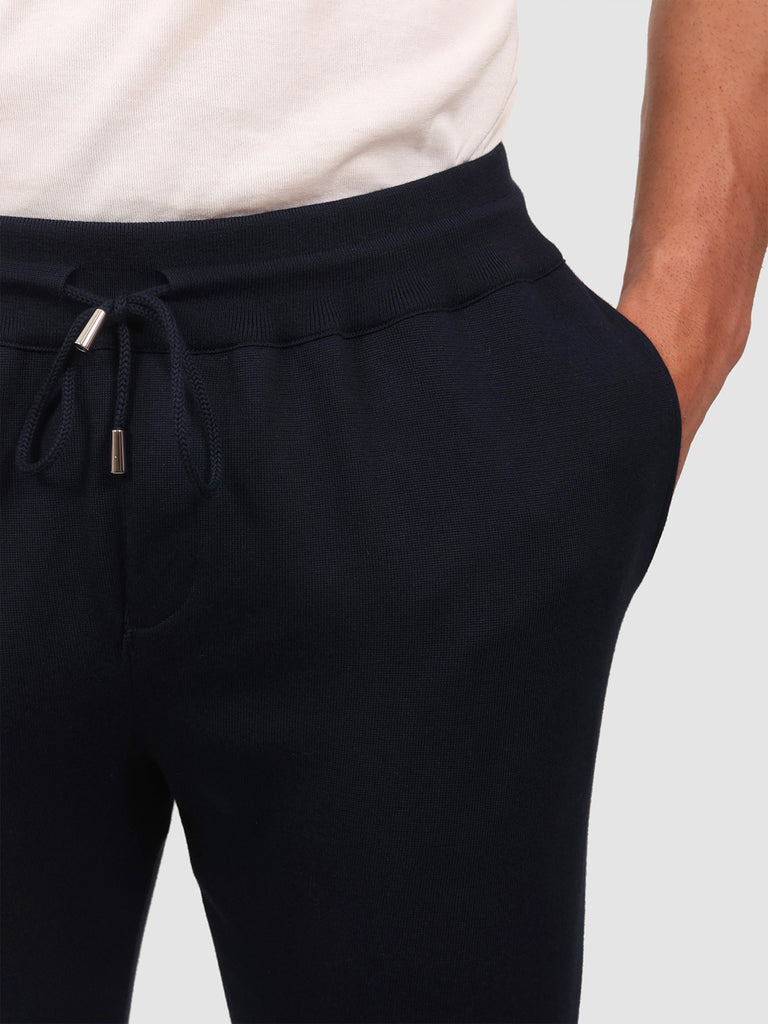Svevo Pantaloni 100% Cotone Supersoft Blu Qualità