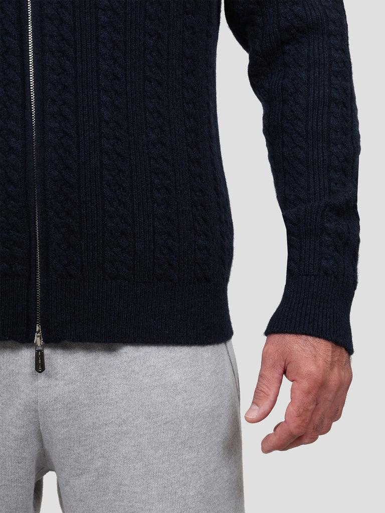 Svevo Giubbotto 100% Cashmere Blu Pezzi Unici