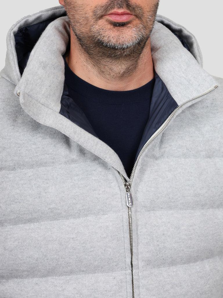 Svevo Giubbotto con zip in Cashmere Grigio Fino Al -60%