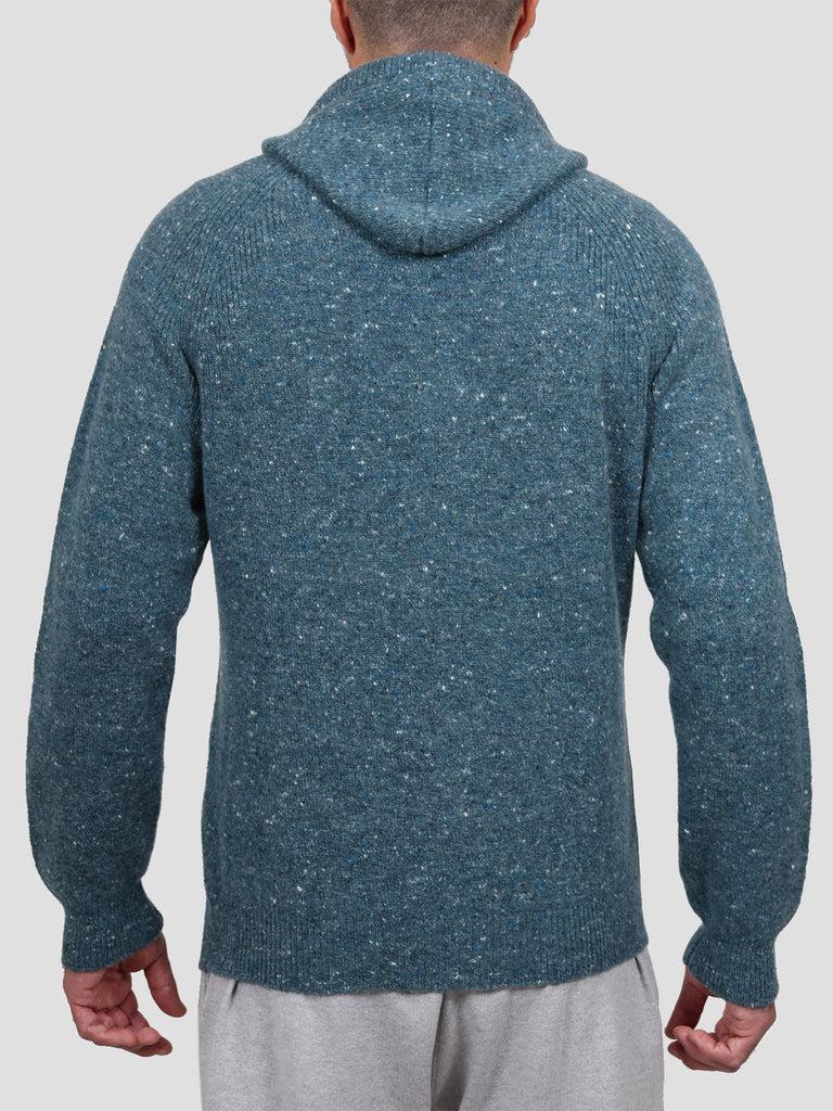 Svevo Giubbotto con zip Lana Cashmere e Poliammide Blu Shopping Online