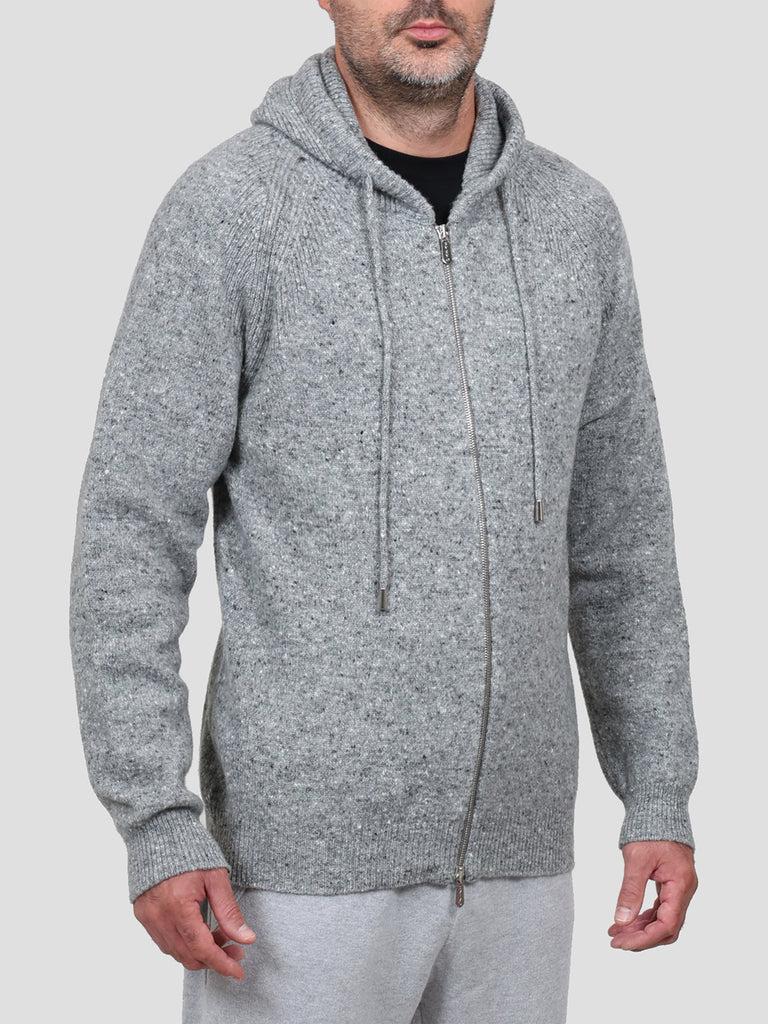 Svevo Giubbotto con zip Lana Cashmere e Poliammide Grigio Affare Del Giorno