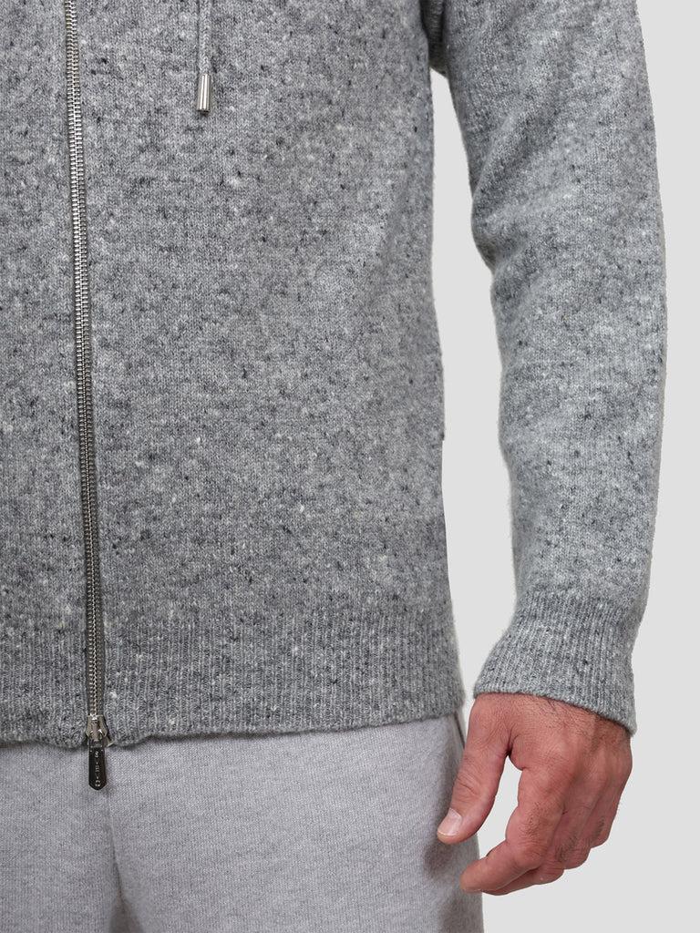 Svevo Giubbotto con zip Lana Cashmere e Poliammide Grigio Affare Del Giorno