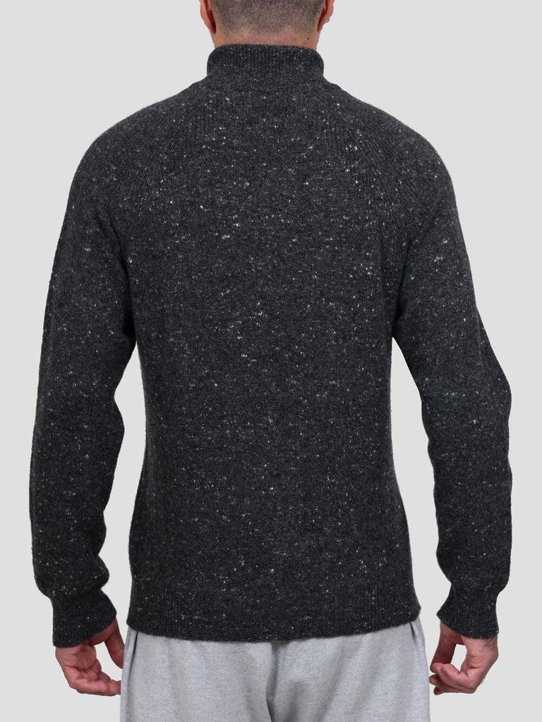 Svevo Lupetto con zip Lana Cashmere e Poliammide Antracite Offerta