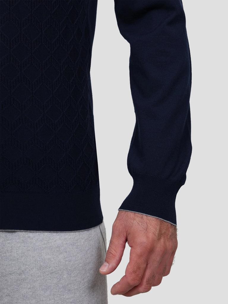 Svevo Maglia Polo Lana Merino Superfine 160's Blu Hotsell