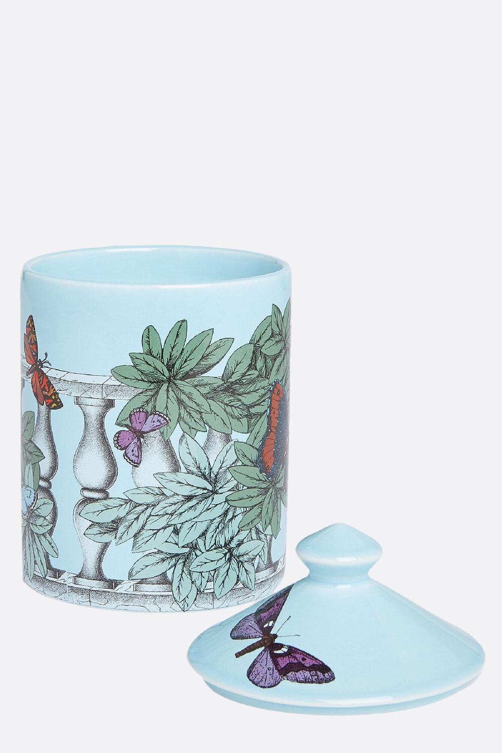 FORNASETTI candela profumata Se Poi con Decoro Farfalle e Balaustra Promozione Limitata