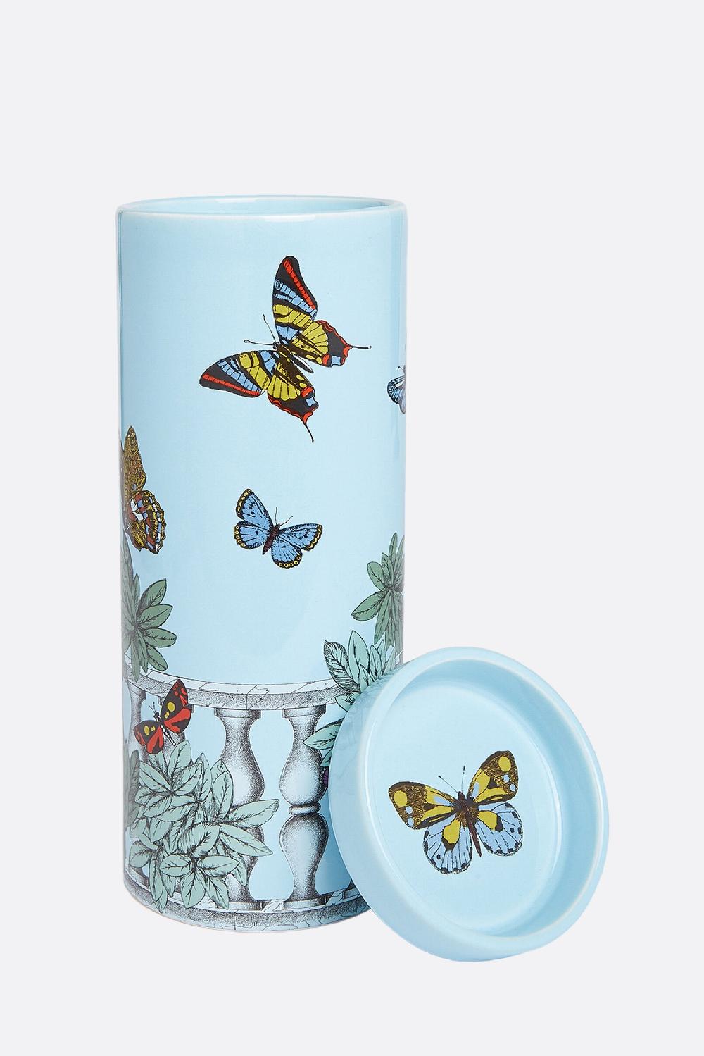 FORNASETTI candela profumata Nel Mentre con Decoro Farfalle e Balaustra Shopping Online