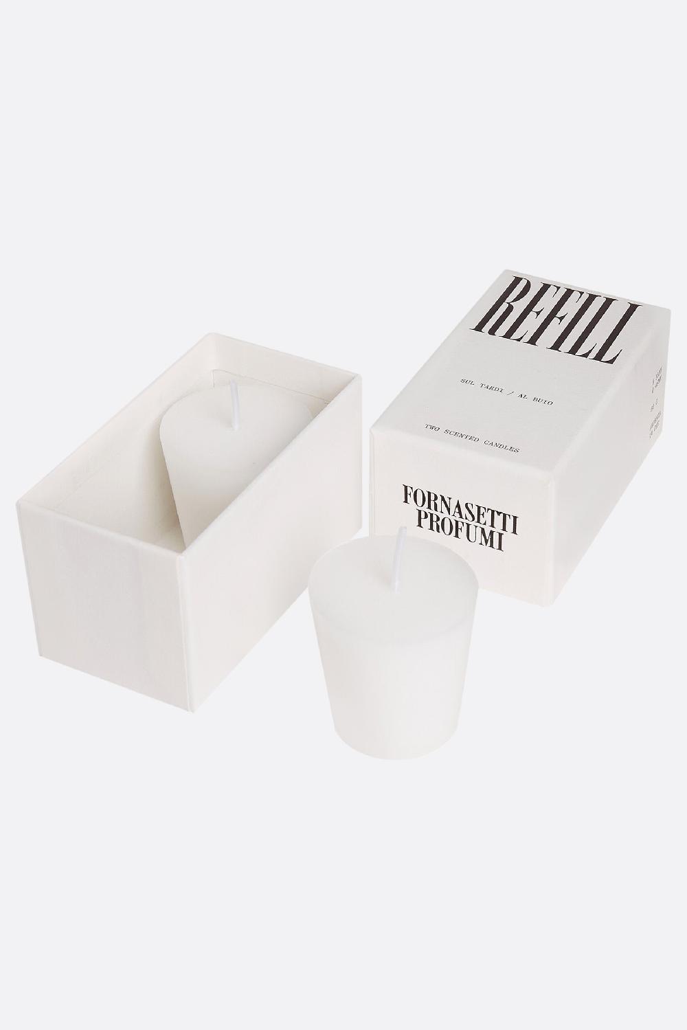FORNASETTI set di due Refill candela profumata Al Buio e Sul Tardi Affare Del Giorno