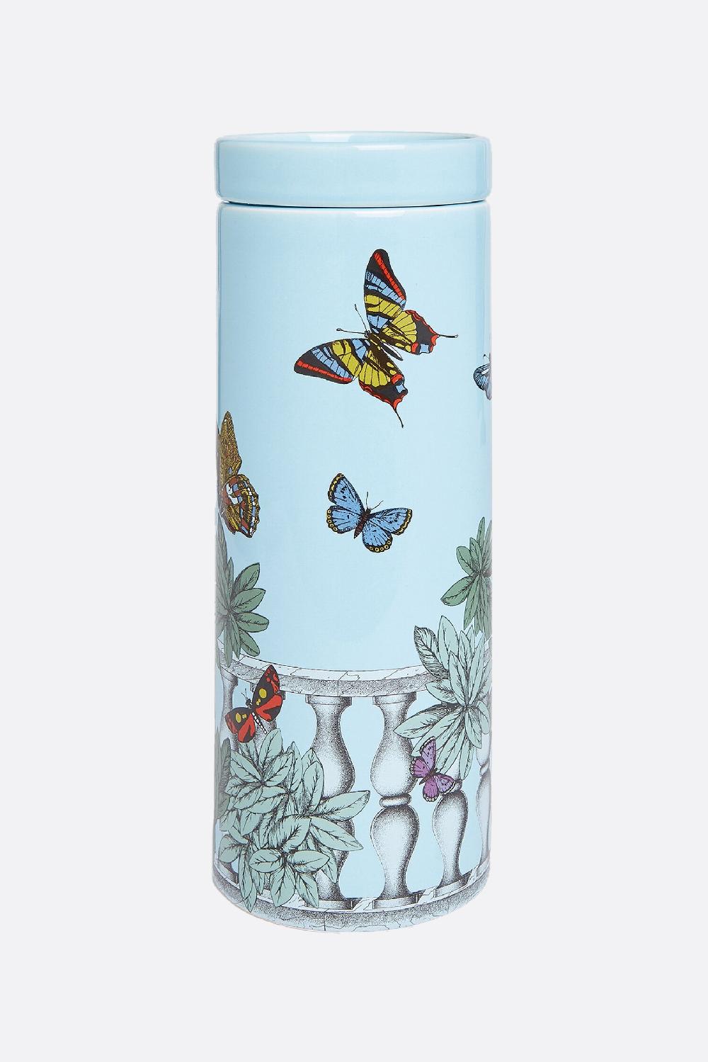 FORNASETTI set tre candele profumate Nel Mentre con Decoro Farfalle e Balaustra Sottocosto