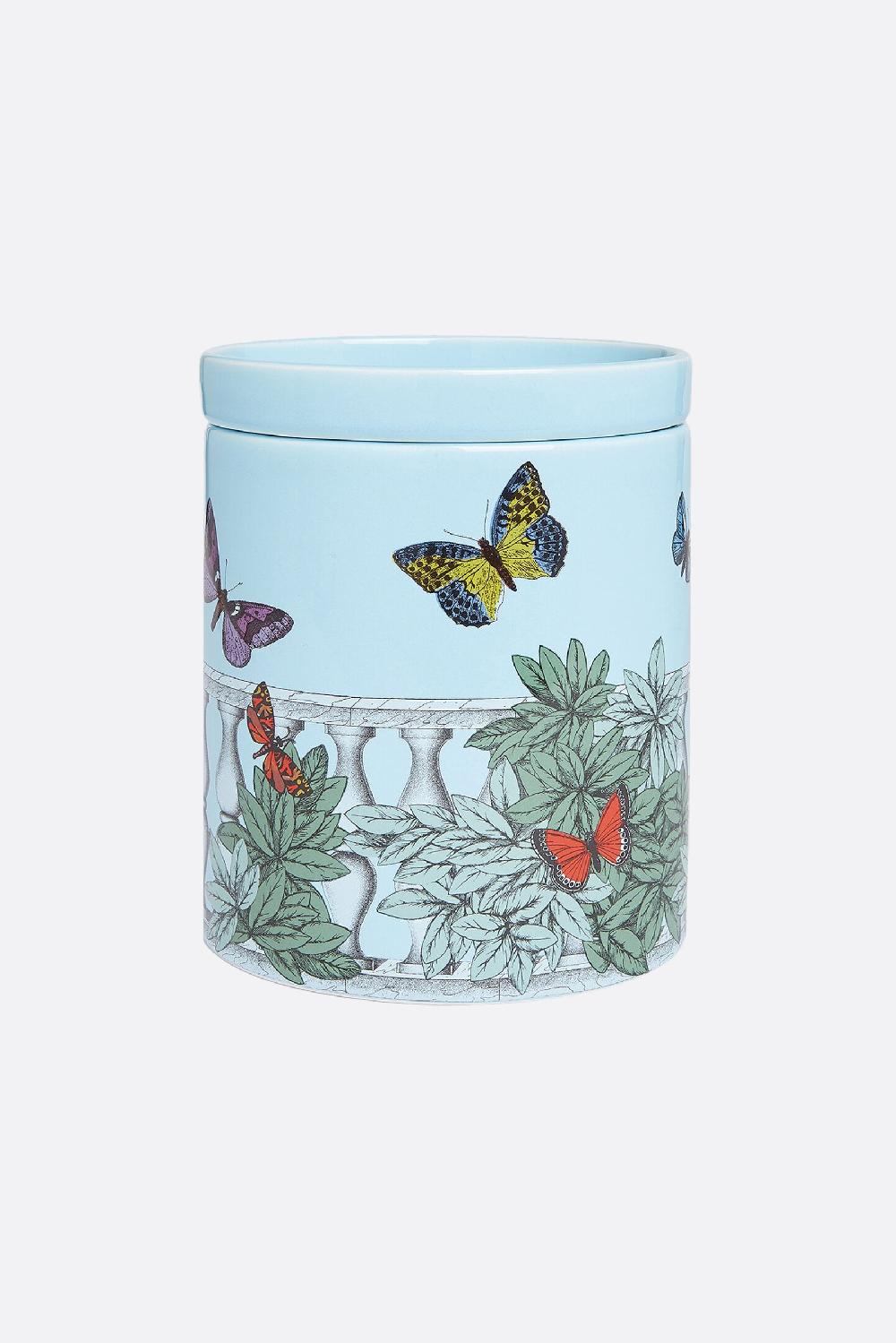 FORNASETTI set tre candele profumate Nel Mentre con Decoro Farfalle e Balaustra Sottocosto
