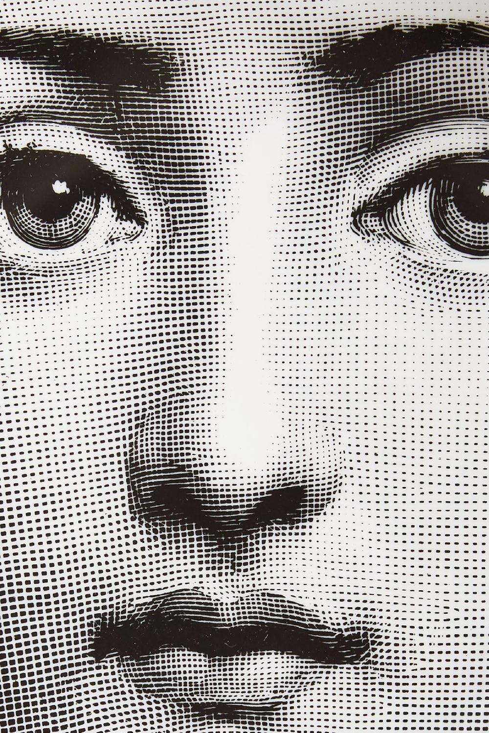 FORNASETTI piatto Tema e Variazioni N° 1 in porcellana Presa