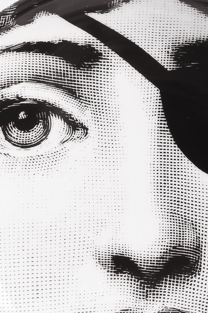 FORNASETTI posacenere rotondo Tema e Variazioni N° 8 in porcellana Economico