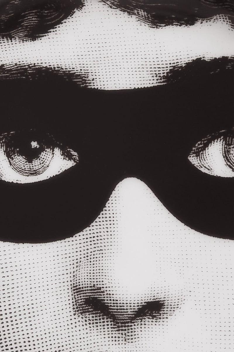 FORNASETTI sottobicchiere Tema e Variazioni N° 22 in porcellana In Vendita
