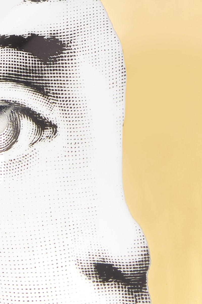 FORNASETTI posacenere rotondo Tema e Variazioni N° 10 in porcellana Vendita Economica