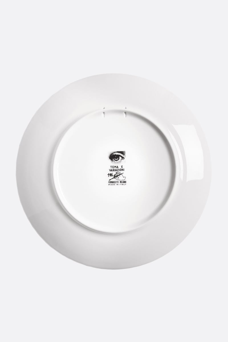 FORNASETTI piatto Tema e Variazioni N° 116 in porcellana Vendite Flash
