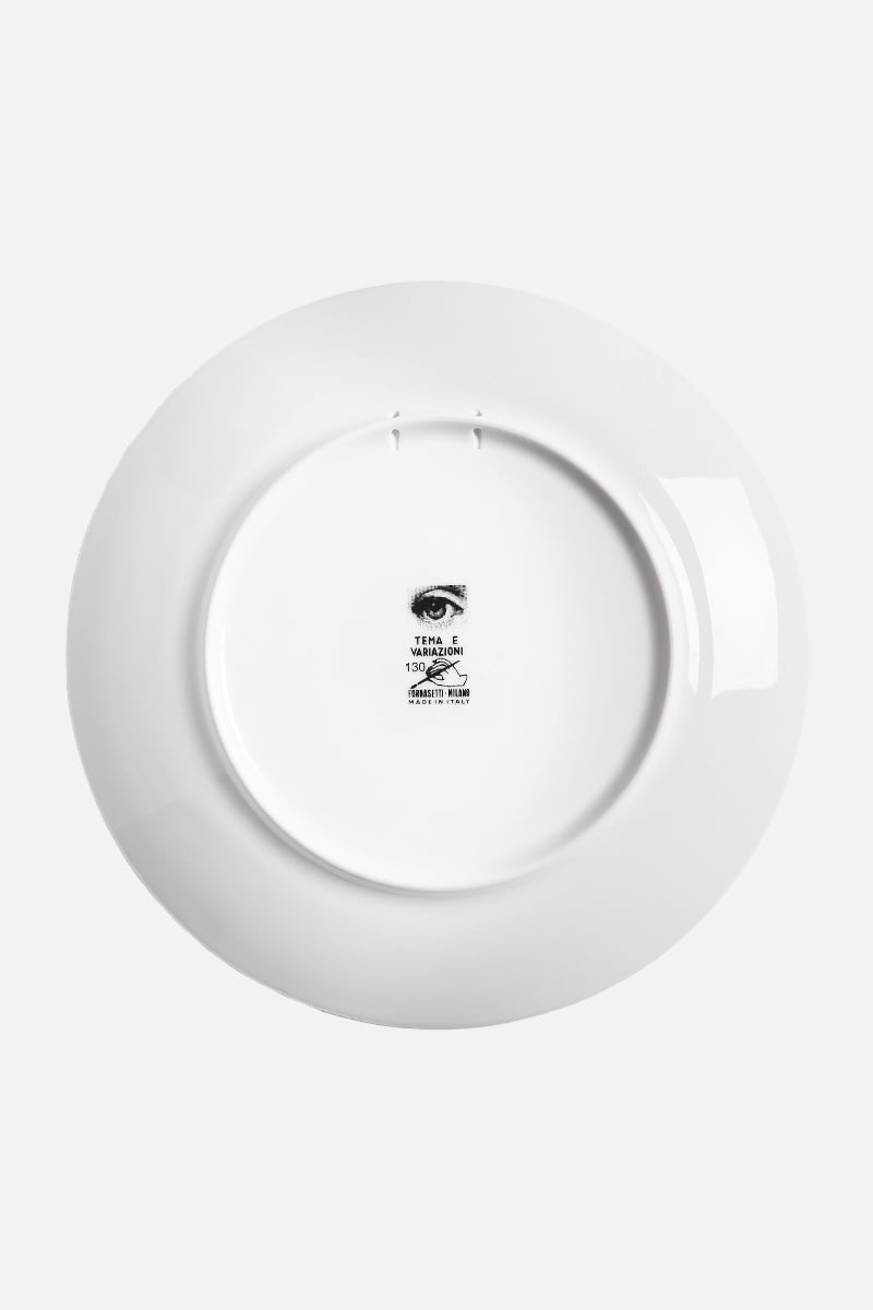FORNASETTI piatto Tema e Variazioni N° 130 in porcellana In Saldo