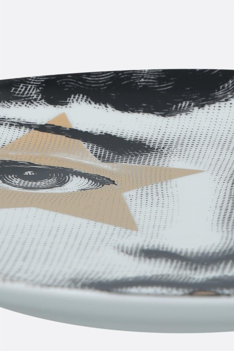 FORNASETTI piatto Tema e Variazioni N° 381 in porcellana Nuova