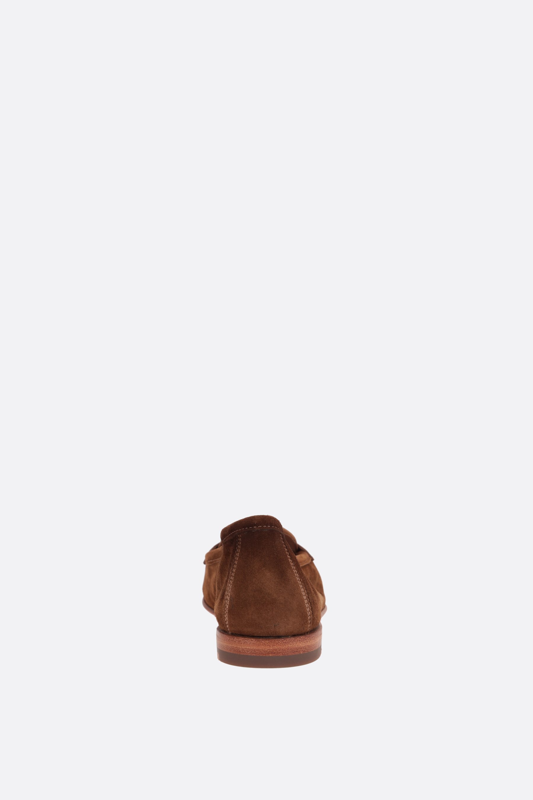 SANTONI mocassino penny Carla in suede Consegna Veloce