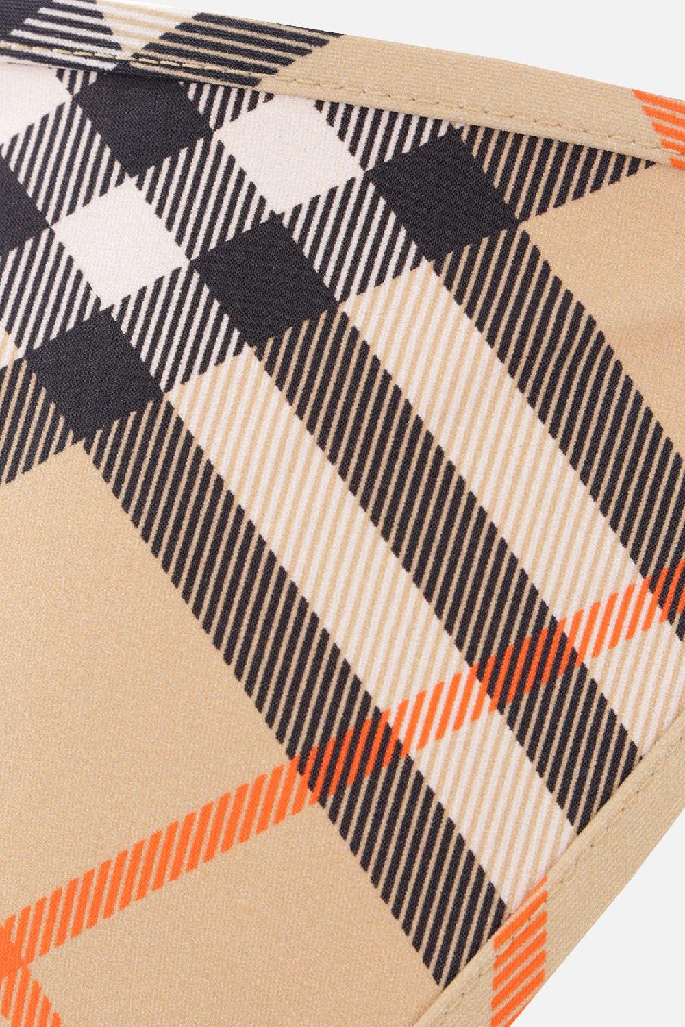 BURBERRY slip bikini in nylon stretch Check Economico