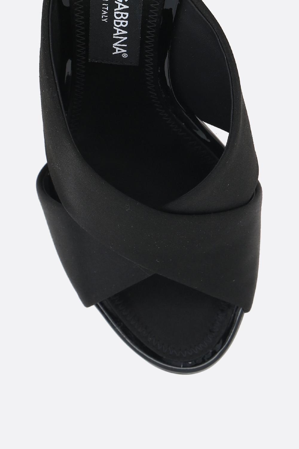 DOLCE & GABBANA sandalo mule Keira in raso Hotsell