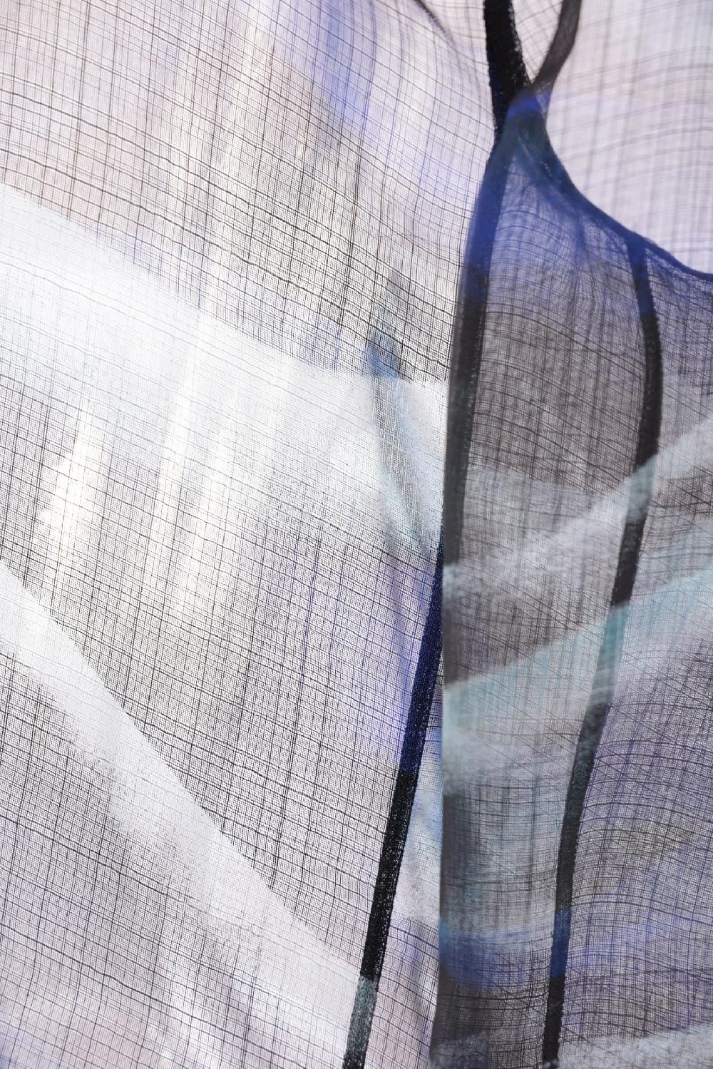 GIORGIO ARMANI giacca monopetto in organza di seta Vendita Calda