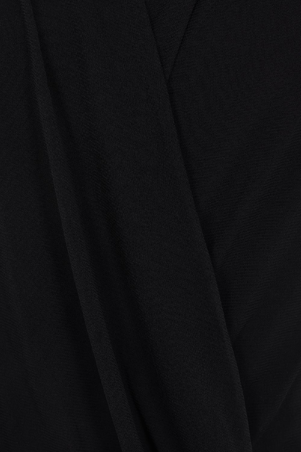 GIVENCHY top a doppio strato in crepe de chine fluida e jersey stretch Vendita Economica
