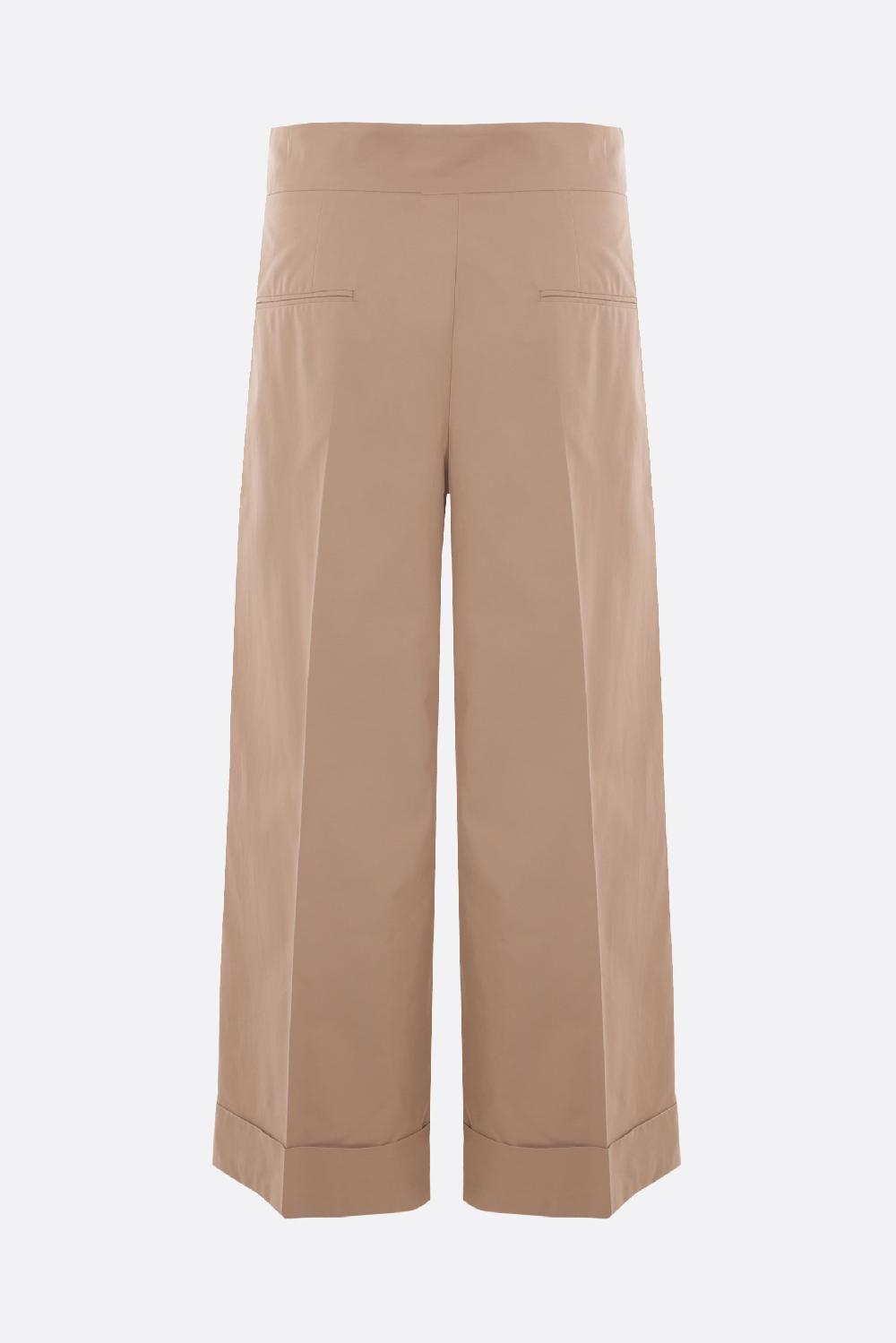 'S MAX MARA pantalone a gamba larga Abba in twill Vendite Flash