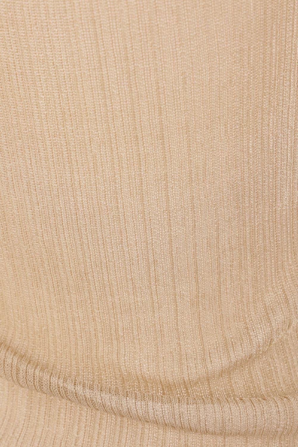 MAX MARA top smanicato Bastia in seta a costine In Linea