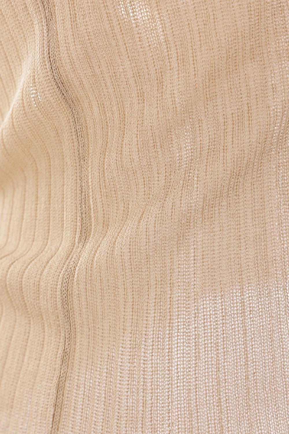 MAX MARA top smanicato Bastia in seta a costine In Linea