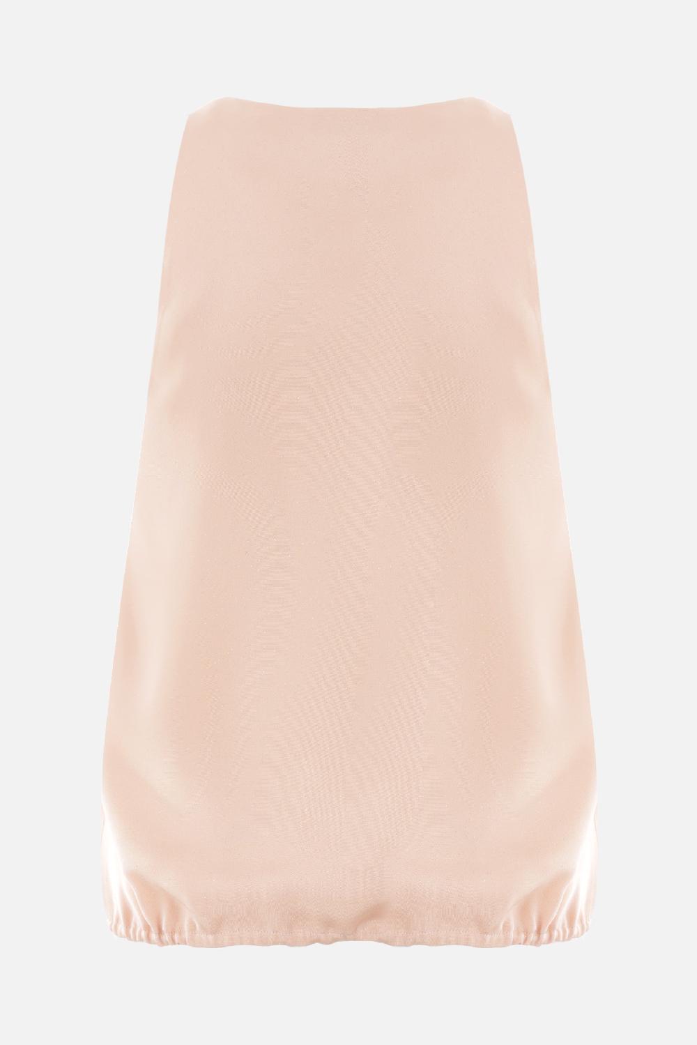 GIORGIO ARMANI top smanicato in seta marocaine glitter Vendita