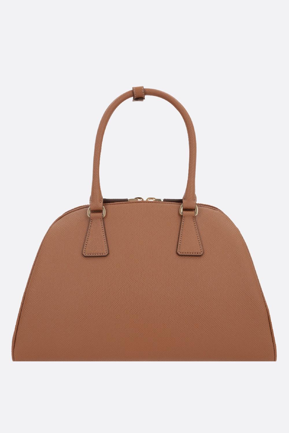 PRADA borsa a mano media in pelle Saffiano Negozi Online