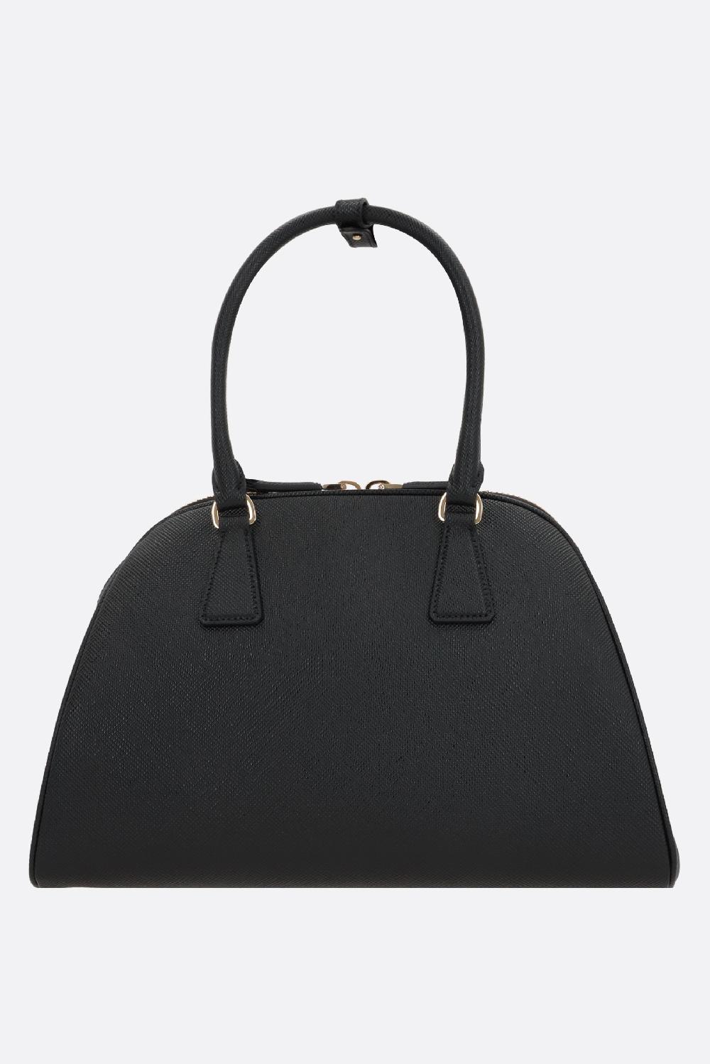 PRADA borsa a mano media in pelle Saffiano Consegna Veloce