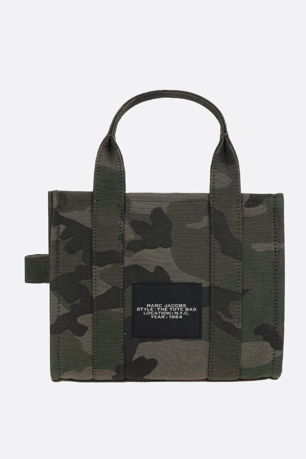 MARC JACOBS borsa tote The Camo Jacquard Small in canvas Affare Del Giorno