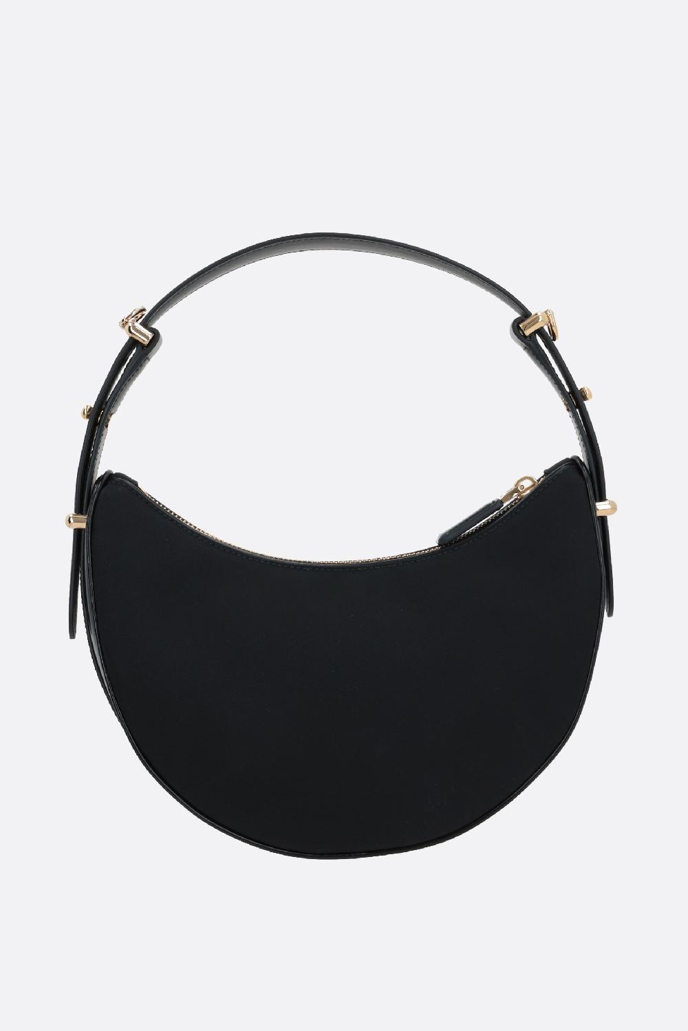 PRADA borsa a spalla Prada Arqué in Re-Nylon e pelle spazzolata Prezzo Ridotto