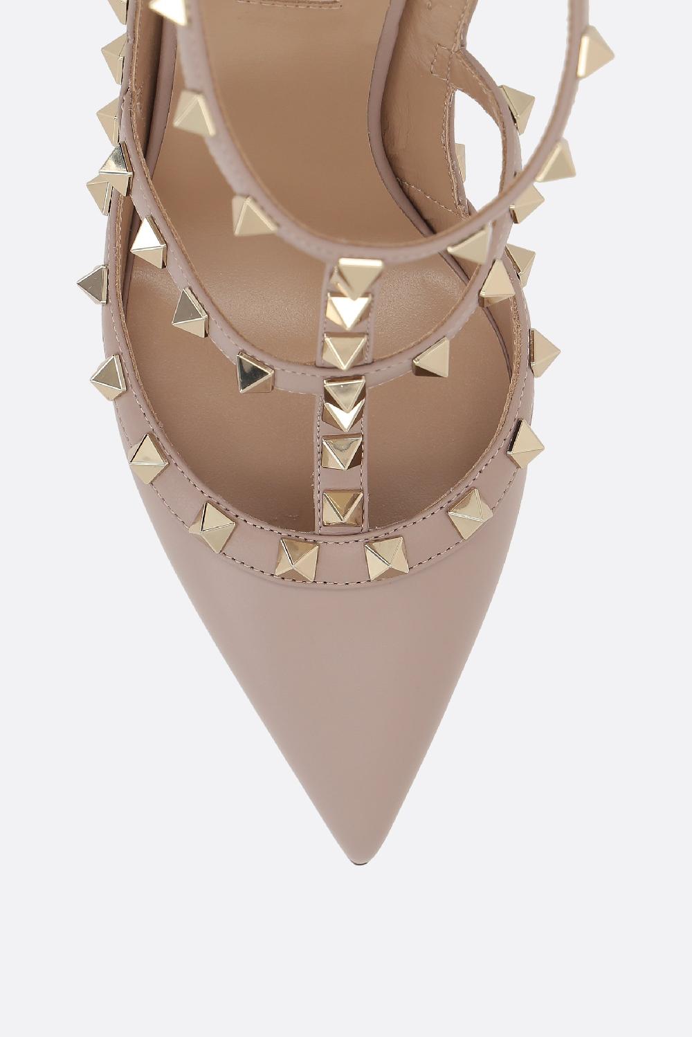 VALENTINO GARAVANI slingback Rockstud in pelle liscia Novità