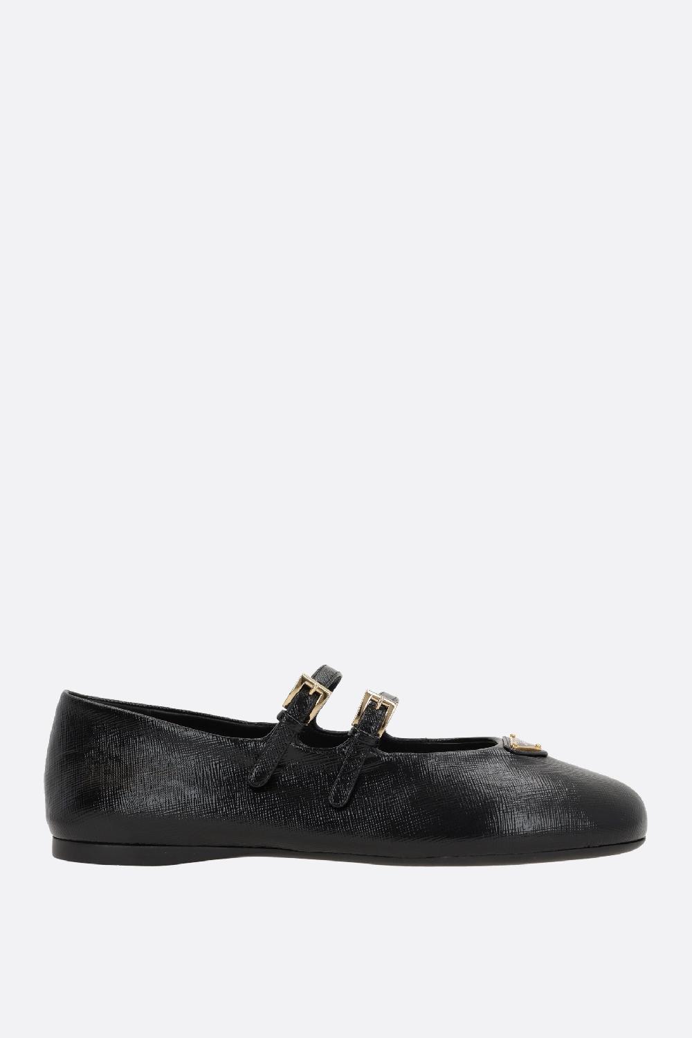 PRADA ballerina in pelle Saffiano
