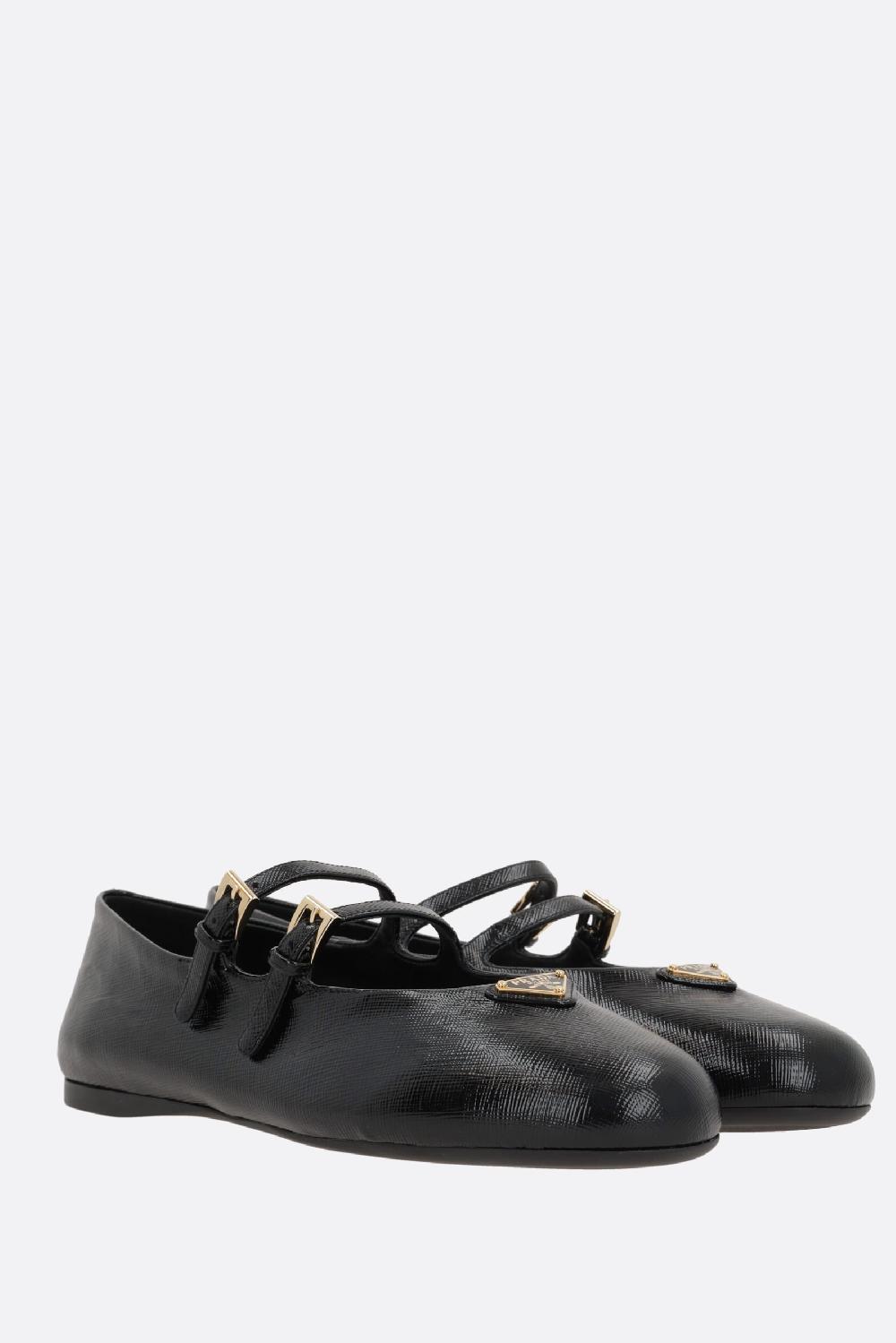 PRADA ballerina in pelle Saffiano Presa