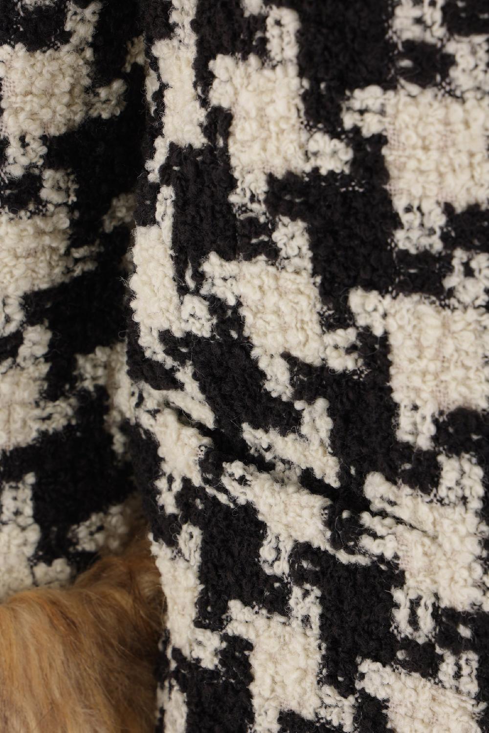 VALENTINO GARAVANI giacca in Macro Pied De Poule Tweed Sconto