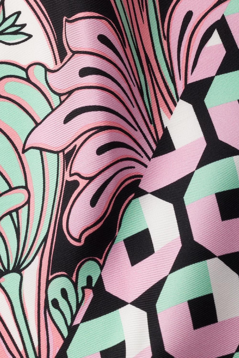 PRADA foulard stampato in twill di seta Offerte
